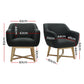 Aston Tub Chair Armchair - Charcoal