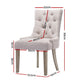 Glenys Set of 4 Dining Chairs Linen French Provincial - Beige