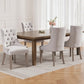 Glenys Set of 4 Dining Chairs Linen French Provincial - Beige