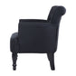 Maddy French Lorraine Chair Retro Wing - Black