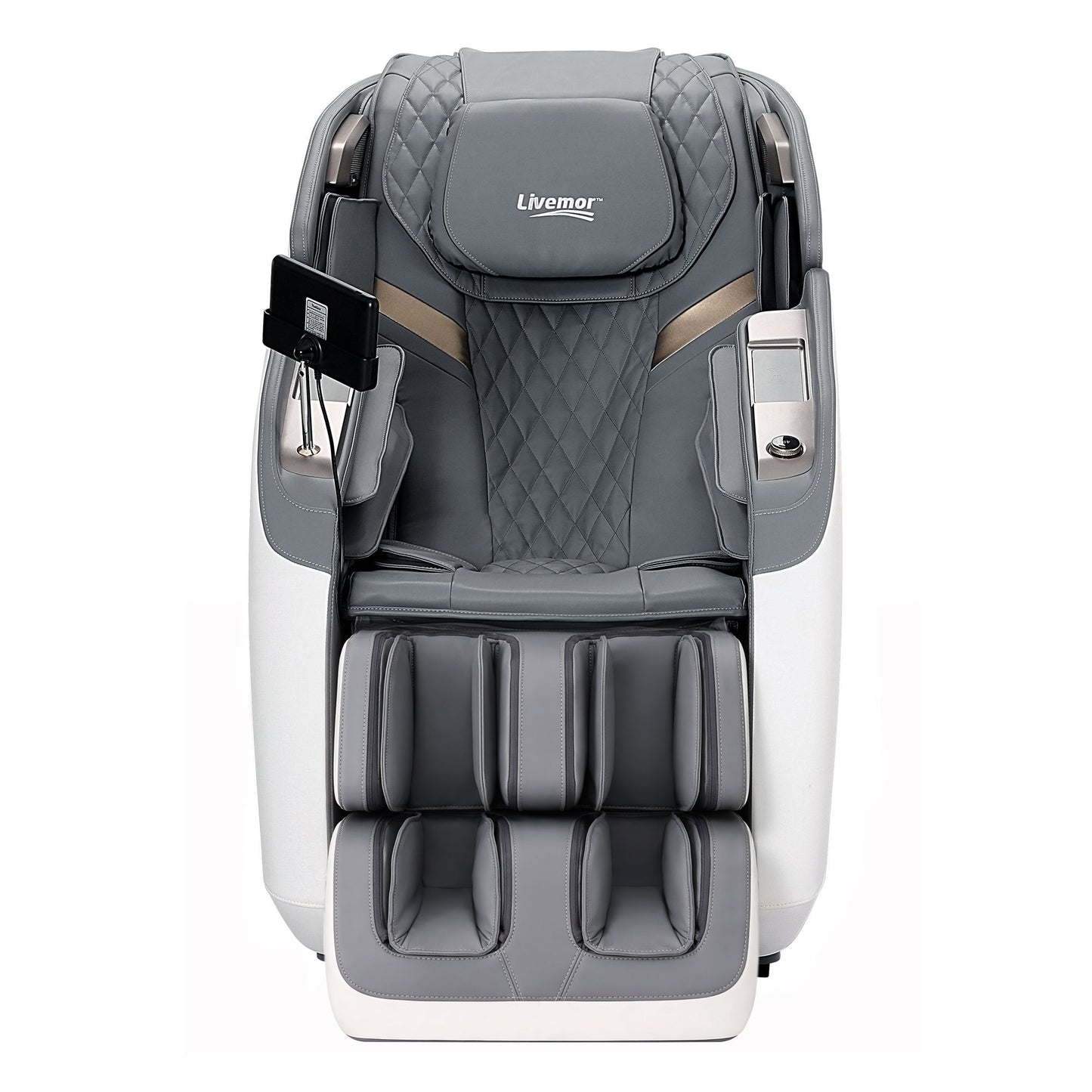 Prestige 4D Dual Mechanism Massage Chair - White