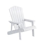 Adirondack Gardeon Outdoor Chairs HDPE  Beach Chair Sun Lounge Patio Furniture Garden White