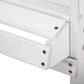 Set of 2 Adirondack Outdoor Table and Chair Wooden Beach Chair Patio Furniture White
