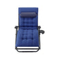 Corey Folding Lounger Camping Zero Gravity Chair Outdoor Furniture - XL Blue