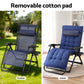 Corey Folding Lounger Camping Zero Gravity Chair Outdoor Furniture - XL Blue