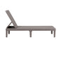 Beckett Sun Lounge Adjustable Lounger Patio Outdoor Furniture Lightweight - Brown