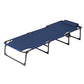 Quinlan Sun Lounger Folding Lounge Beach Chair Patio Outdoor Furniture - Blue