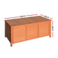 Outdoor Storage Bench Box 210L Wooden Patio Furniture Garden Chair Seat