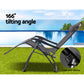 Loughton Zero Gravity Folding Recliner Outdoor Chair - Beige