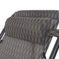 Loughton Zero Gravity Folding Recliner Outdoor Chair - Grey