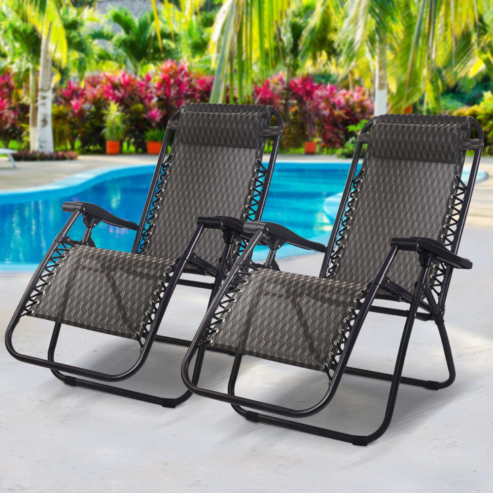 Zero gravity chair patio lounge recliners adjustable folding online set of 2 for pool side outdoor yard beach