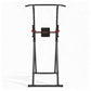 Everfit Chin Up Tower Pull Up Station Adjustable Dip Station Folding Home Gym Black