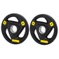 Everfit Weight Plates Olympic 5kgx2 Dumbbells Barbells Plate Weight Lifting Home