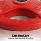 Everfit Weight Plates Olympic 15kgx2 Dumbbell Barbell Plate Weight Lifting Home Gym Red
