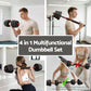 Everfit 20kg Adjustable Dumbbell Barbell Set Weight Plates Home Workout