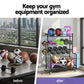 Everfit Dumbbell Rack Weight Rack for Dumbbells Home Gym Storage Black