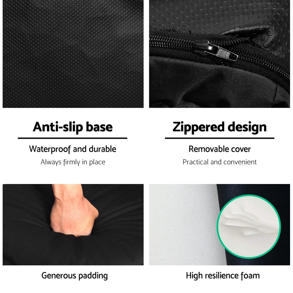 Foldable Beach Sun Picnic Seat - Black