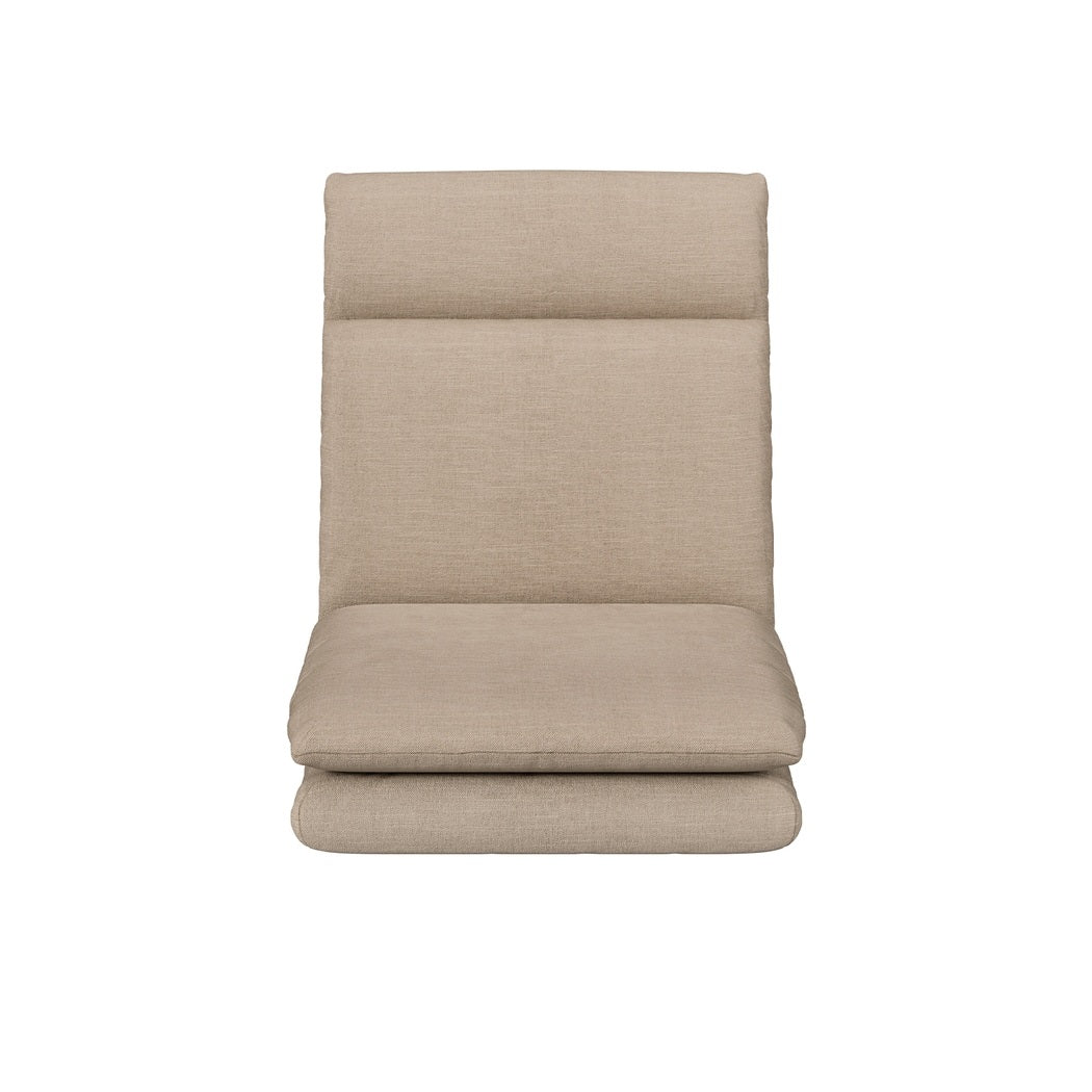 Set of 2 Mylene Floor Chair Sofa Linen - Beige