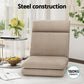 Set of 2 Mylene Floor Chair Sofa Linen - Beige