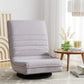 Marvs Swivel Floor Chair 360 Adjustable Foldable Lounge Seat Floor Sofa Chair - Grey