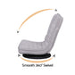 Marvs Swivel Floor Chair 360 Adjustable Foldable Lounge Seat Floor Sofa Chair - Grey