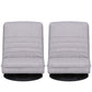 Set of 2 Marvs Swivel Floor Chair 360 Adjustable Foldable Lounge Seat Floor Sofa Chair - Grey