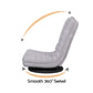 Set of 2 Marvs Swivel Floor Chair 360 Adjustable Foldable Lounge Seat Floor Sofa Chair - Grey