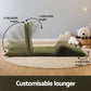Meira Floor Lounge Sofa Bed Foldable - Green