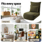 Meira Floor Lounge Sofa Bed Foldable - Green
