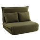 Meira 2-Seater Floor Lounge Sofa Bed Foldable - Green