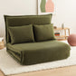 Meira 2-Seater Floor Lounge Sofa Bed Foldable - Green