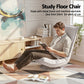 Milada Swivel Floor Chair 5 Adjustable Foldable Lounge Seat Floor Sofa Chair - Beige Grey
