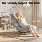 Milada Swivel Floor Chair 5 Adjustable Foldable Lounge Seat Floor Sofa Chair - Beige Grey