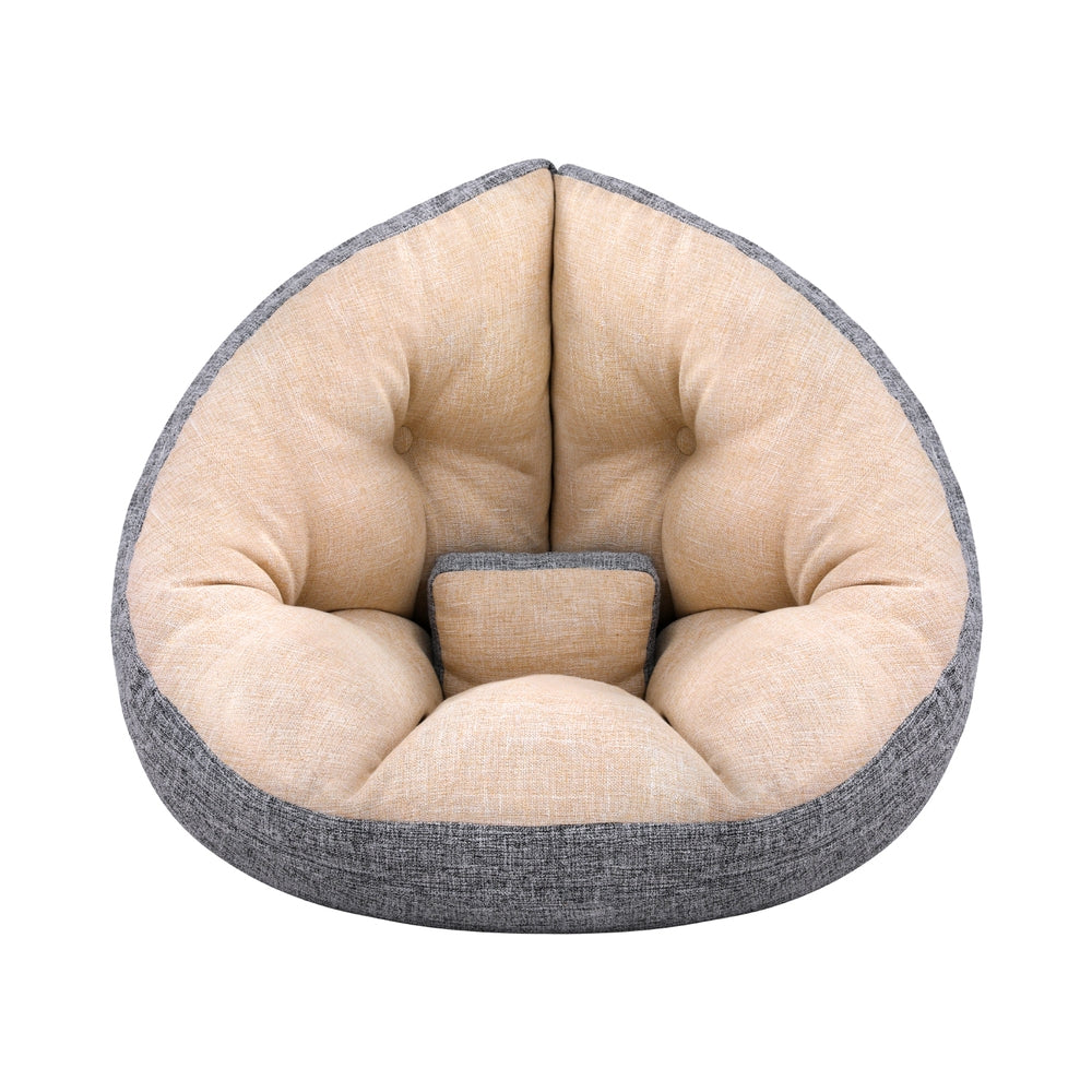Milou Floor Lounge Sofa Bed Chair Foldable Washable - Beige