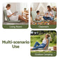Floor Chair 5 Position Adjustable Green Lazy Sofa for Living Room Bedroom