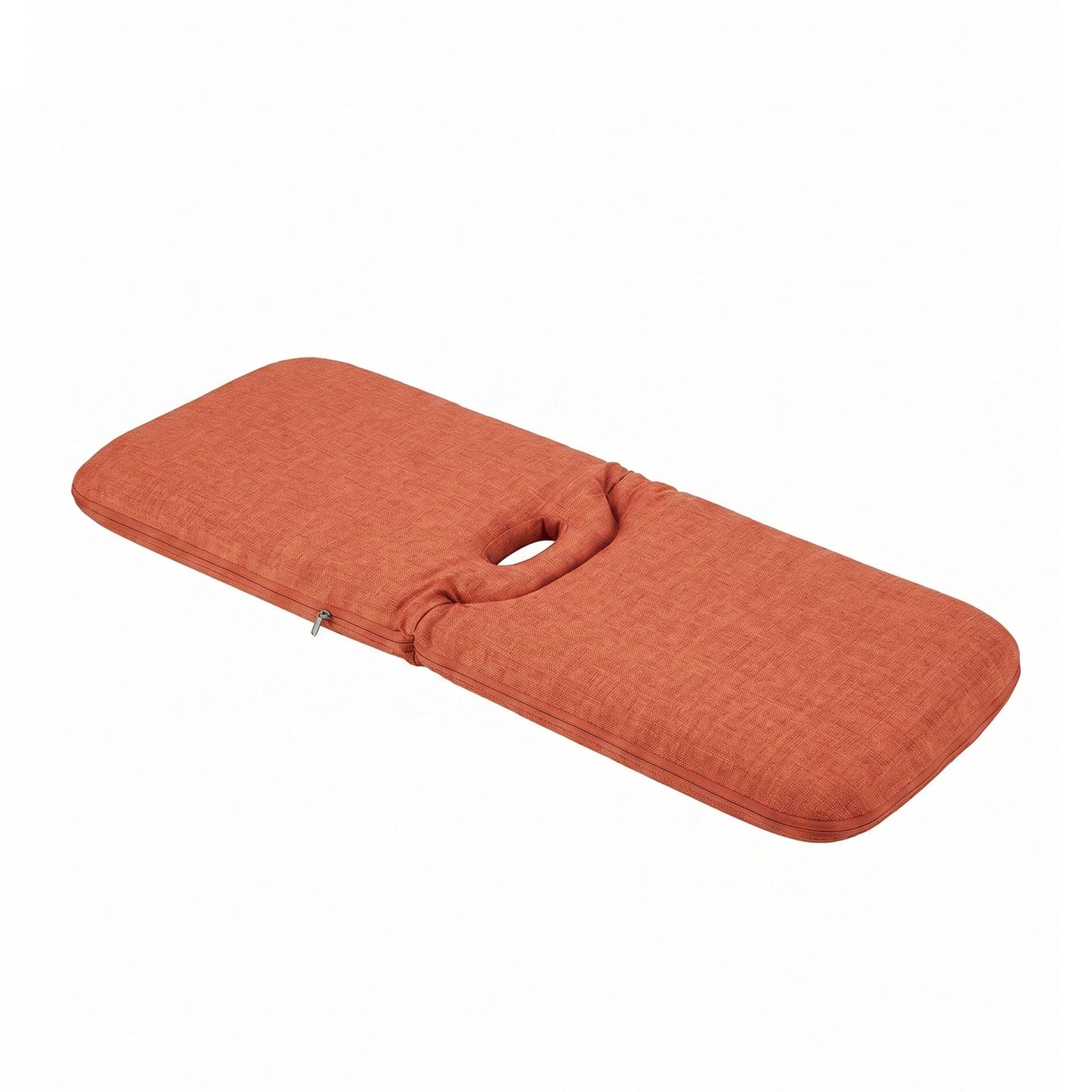 Floor Chair 5 Position Adjustable Orange Lazy Sofa for Living Room Bedroom