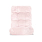 Marget Floor Lounge Sofa Bed Flannel Fabric - Pink