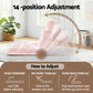 Marget Floor Lounge Sofa Bed Flannel Fabric - Pink