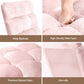 Marget Floor Lounge Sofa Bed Flannel Fabric - Pink