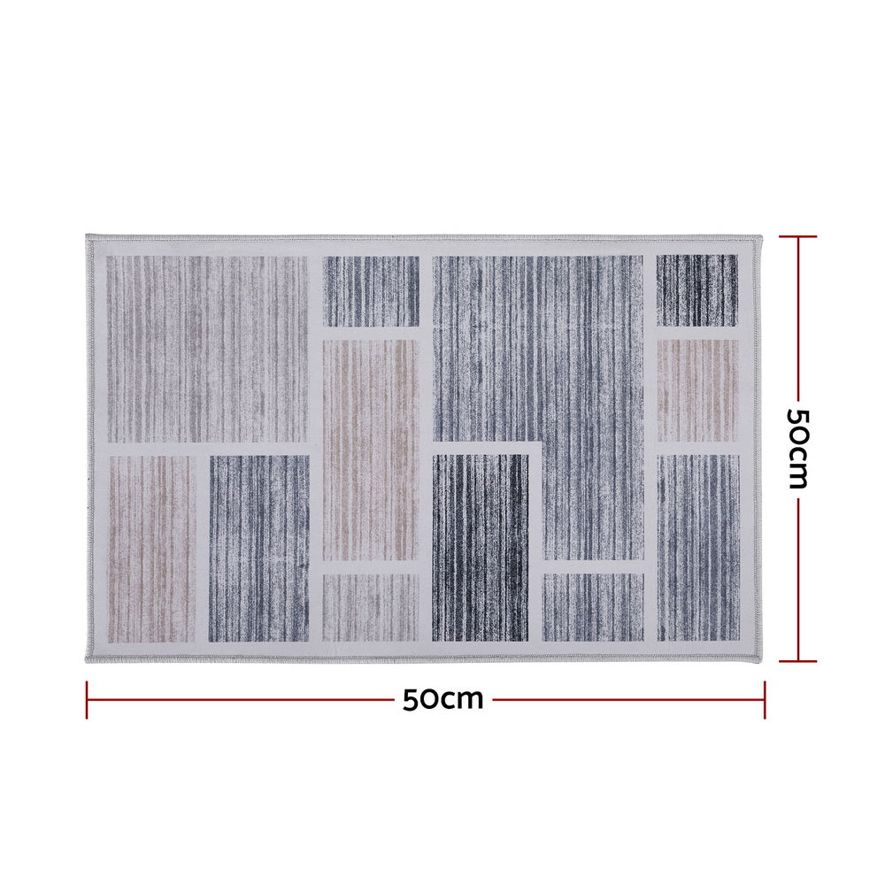Sara 50x80cm Sara 50x80cm Floor Rug Doormat Soft Velvet Non-Slip Bath Mat Small Modern