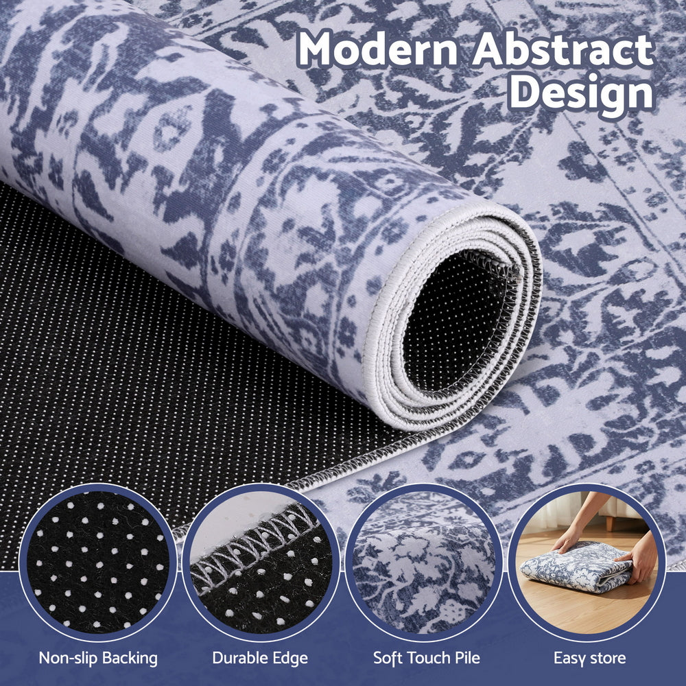 Darienne 120x170cm Darienne 120x170cm Floor Rug Soft Velvet Washable Modern Area Rug Floor Carpet Mat