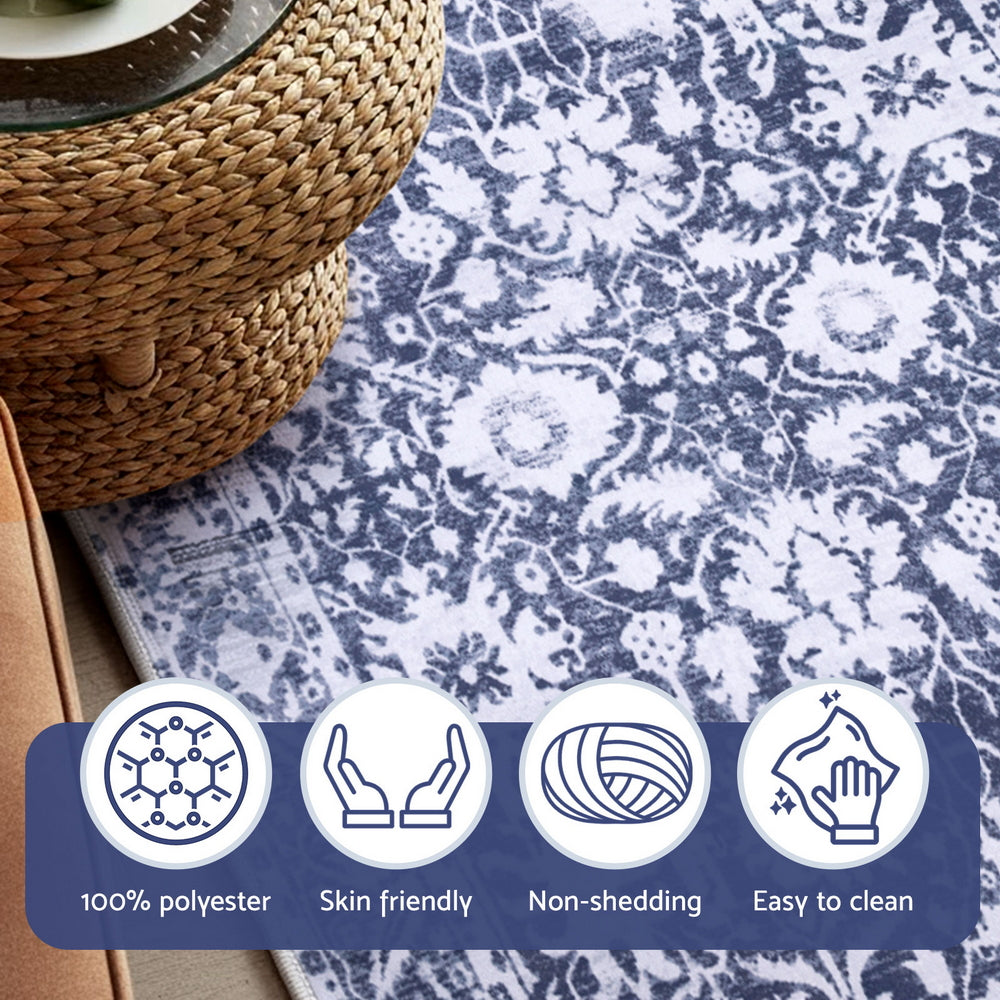 Darienne 120x170cm Darienne 120x170cm Floor Rug Soft Velvet Washable Modern Area Rug Floor Carpet Mat