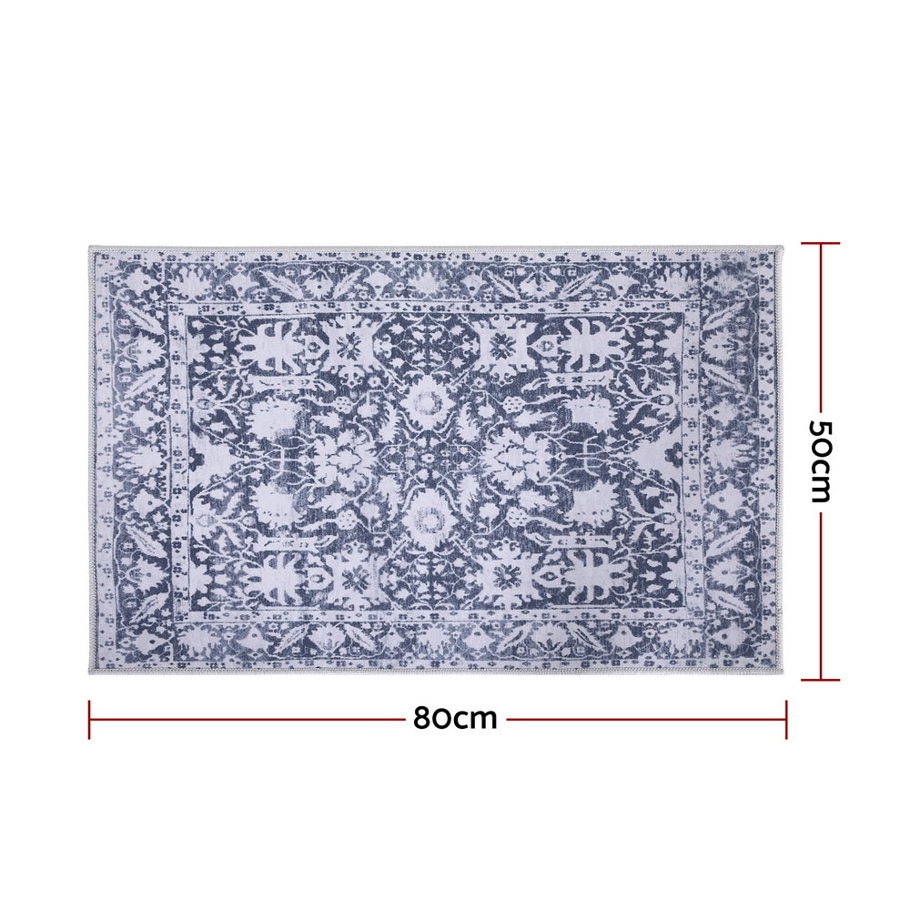 Darienne 50x80cm Floor Rugs Bedroom Living Room Rug Large Mat Carpet Short Pile