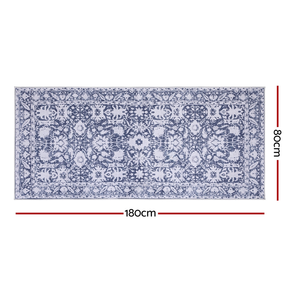 Darienne 80x180cm Darienne 80x180cm Hallway Runner Rug Soft Velvet Washable Modern Kitchen Mat