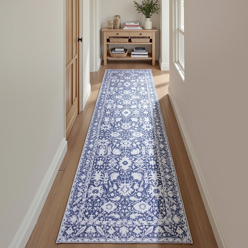 Darienne 80x300cm Darienne 80x300cm Hallway Runner Rug Soft Velvet Washable Modern Kitchen Mat