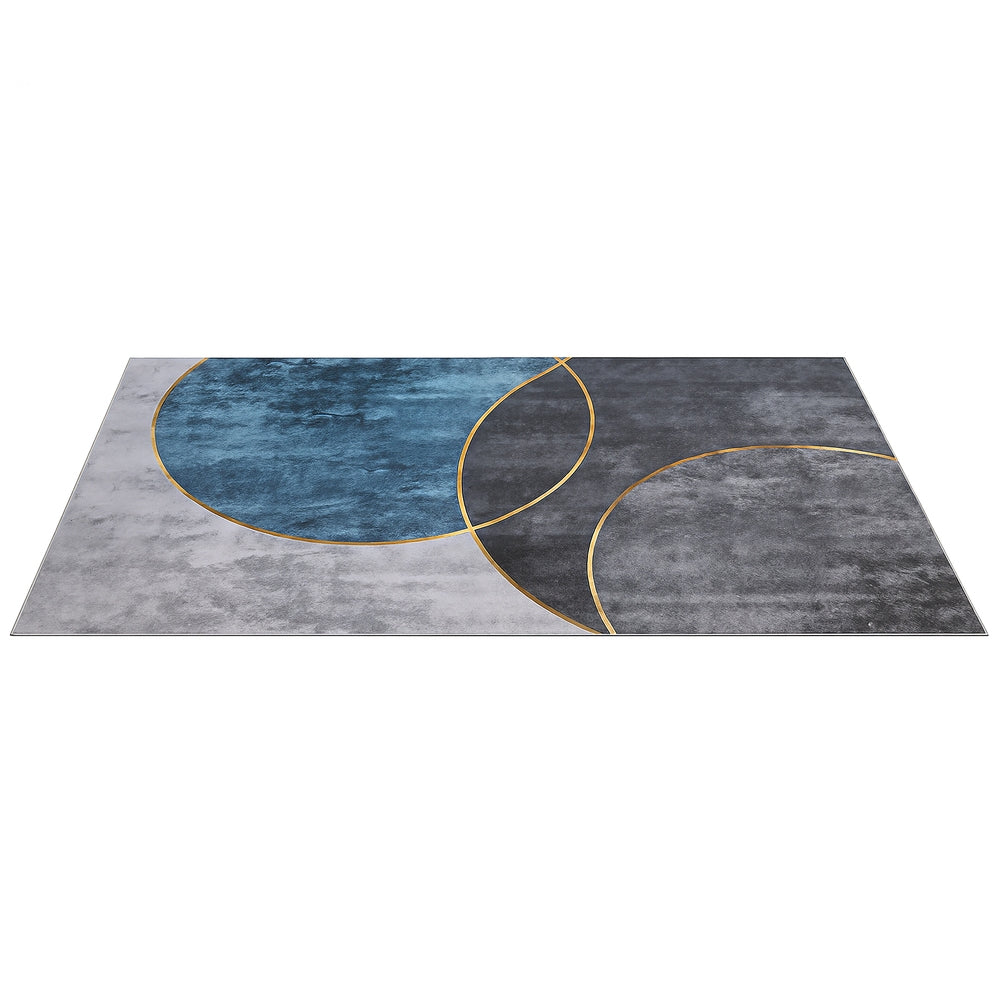 Boleslav 160x230cm Washable Floor Rug Large Geometric Area Rug Modern Floor Carpet