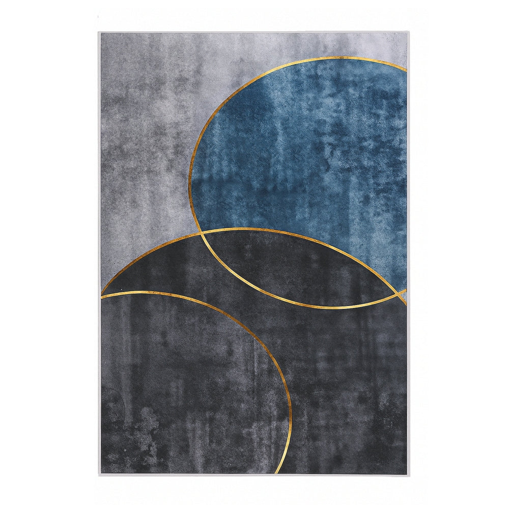 Boleslav 240x340cm Washable Floor Rug Large Geometric Area Rug Modern Floor Carpet