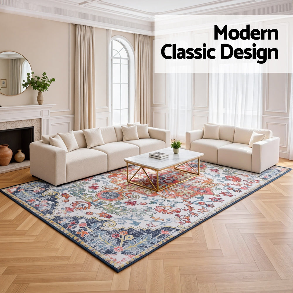Chazmin 240x340cm Chazmin 240x340cm Floor Rug Large Washable Geometric Area Rug Modern Carpet Mat