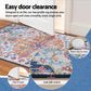 Chazmin 50x80cm Floor Rug Doormat Carpet Short Pile Non-Slip Entryway Mat Bohemian