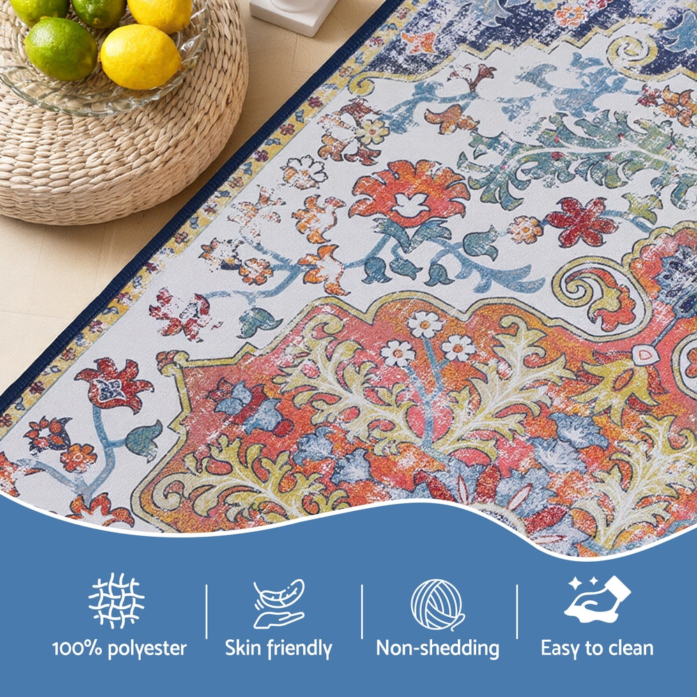 Chazmin 50x80cm Floor Rug Doormat Carpet Short Pile Non-Slip Entryway Mat Bohemian